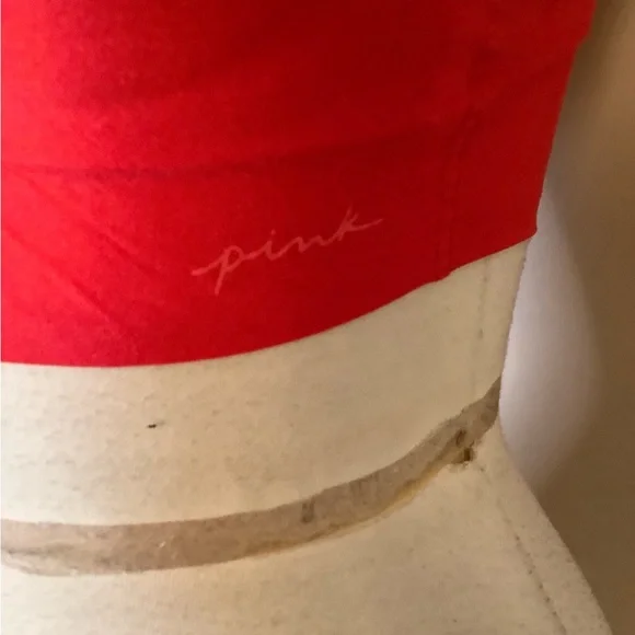Victoria’s Secret Pink Wireless Lightly Lined Bra Bralette Red Small Sexy Comfy - Picture 2 of 11